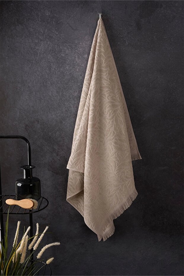 Jacky 80*150 Havlu Bej - 1