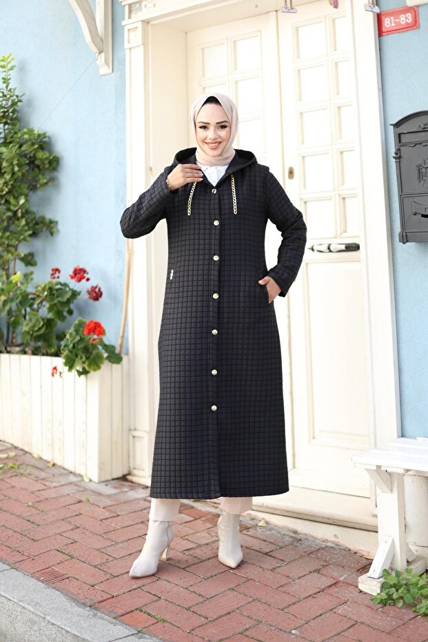 KADIN ÖRME KAPÜŞONLU KATİPONE KAP - 4