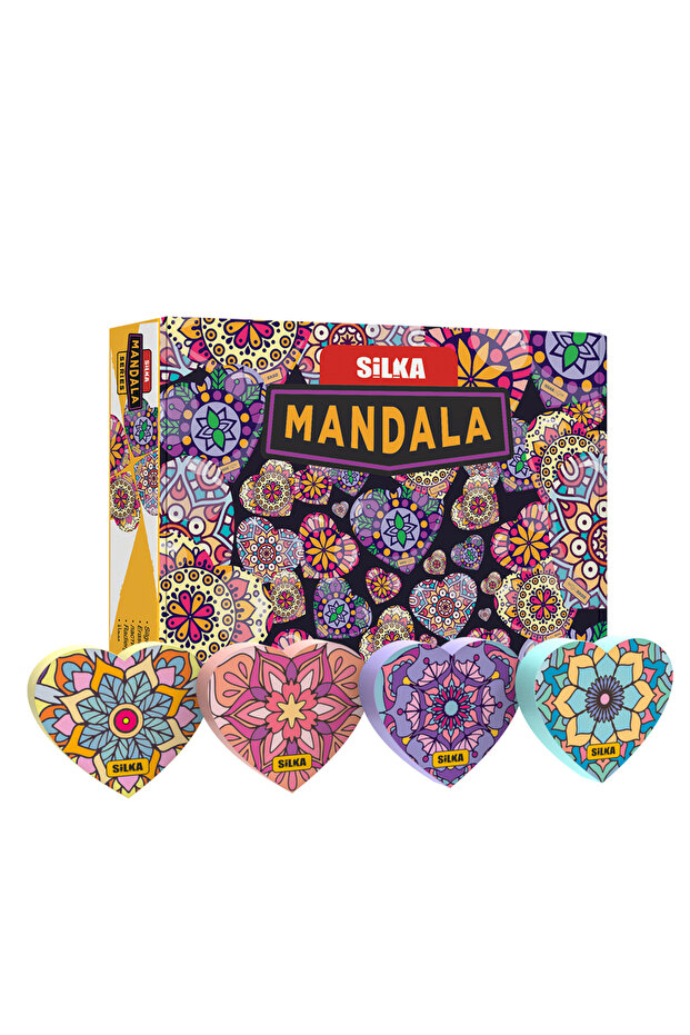 Art.50 Silka Mandala Eraser (4 Pieces of Eraser)