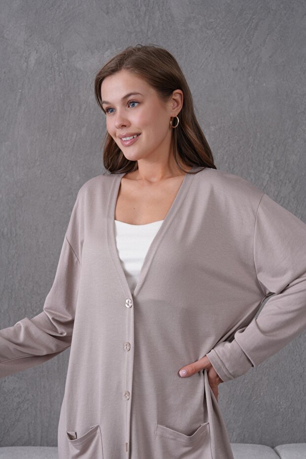 Mother Plus Size Seasonal Long Cardigan