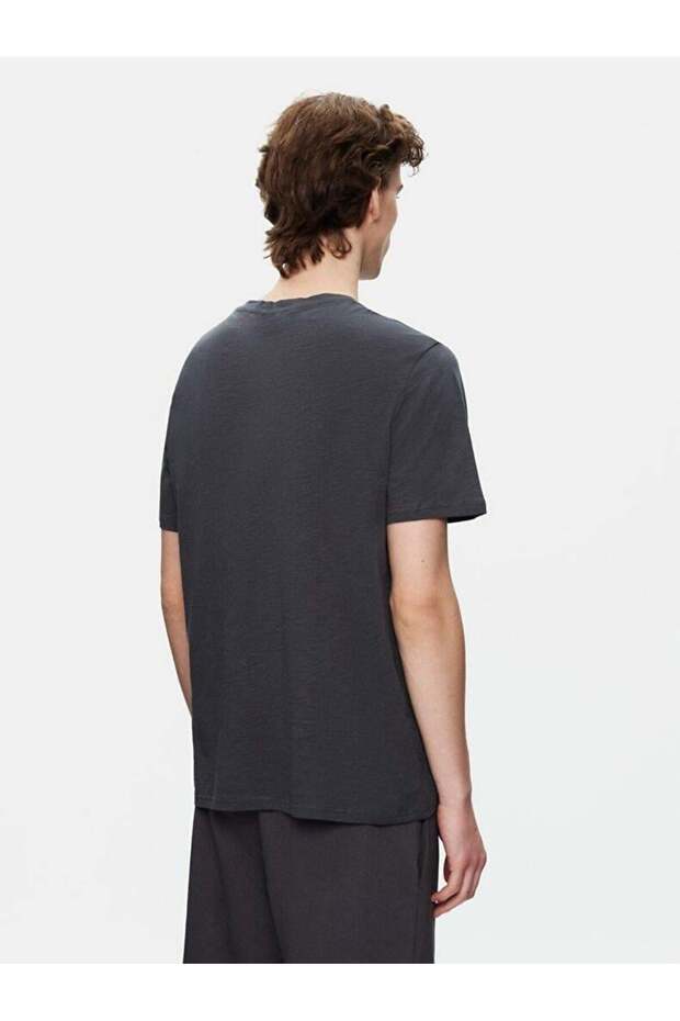 Regular Antrasit T-shırt - 3