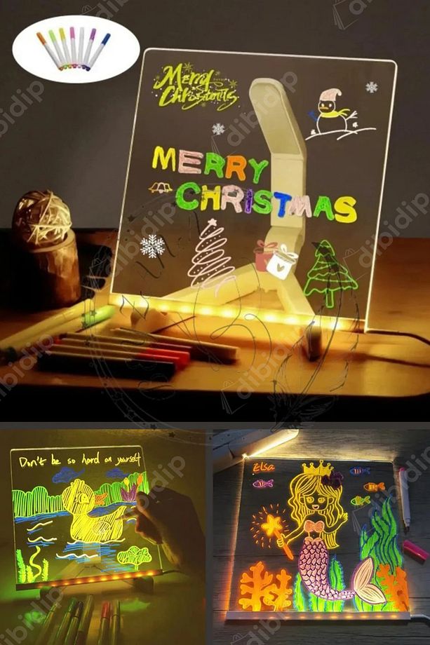 🎨LED IŞIKLI ÇİZİM TABLETİ - 5