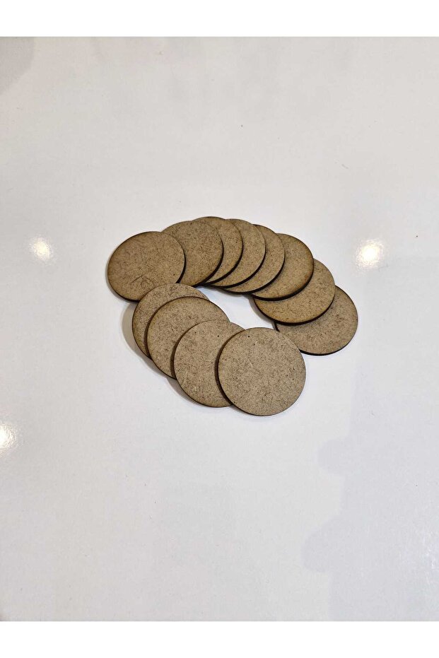 6 cm Diameter 20 Pieces Round 3mm Raw Mdf Magnet Base Object