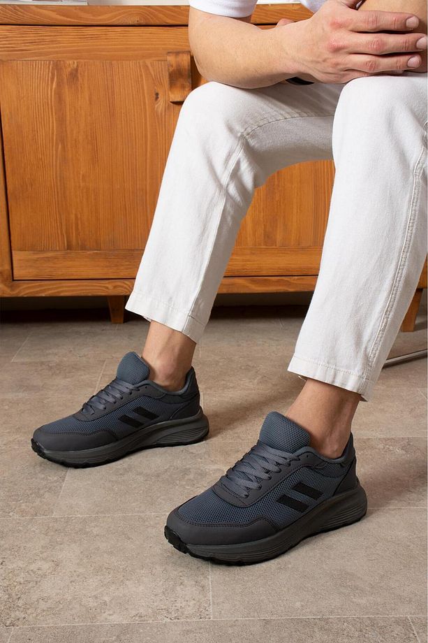 Kadın- Sneaker Spor Ayakkabısı Konforlu Esnek Kaliteli Bağcıklı Faylon Taban Kullanışlı - 3