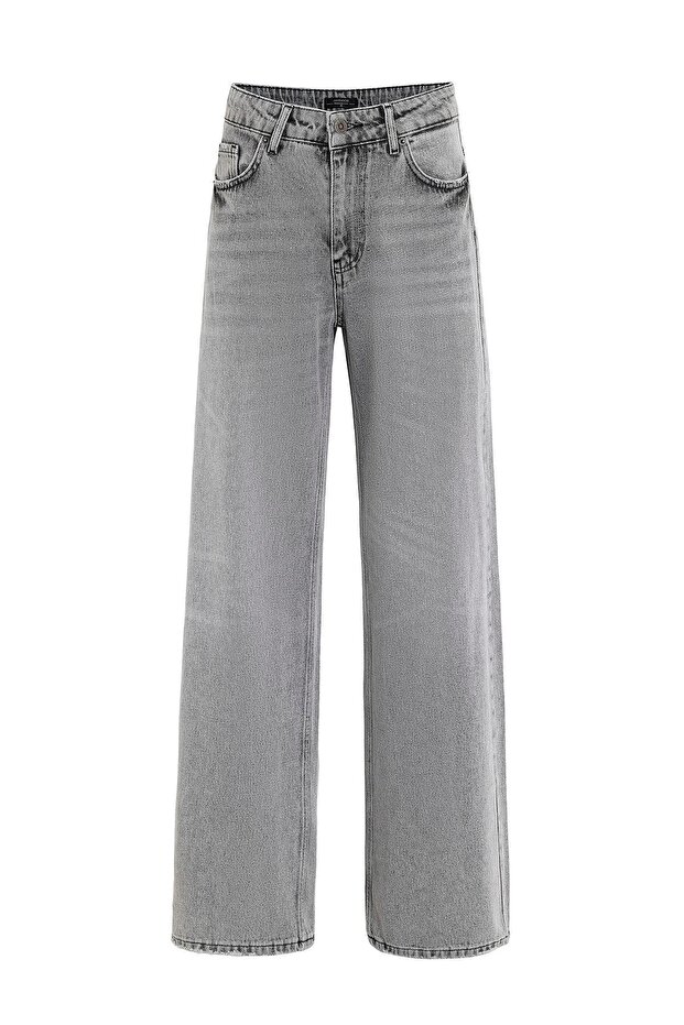 Light Gray High Waist Women's Jean