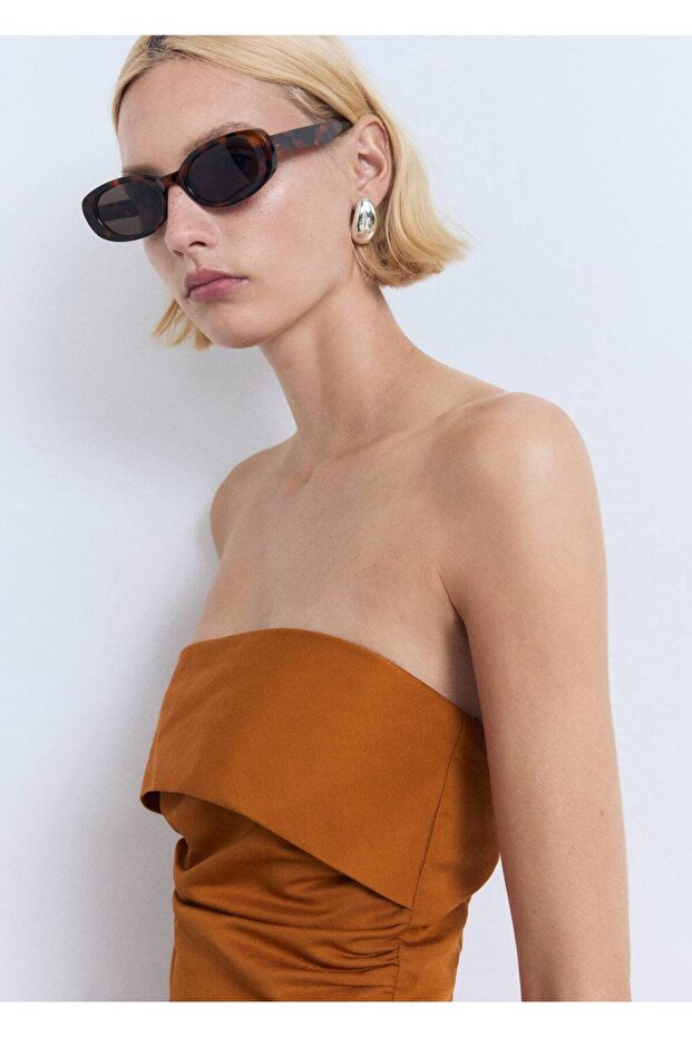 Straplez uzun tulum - 8