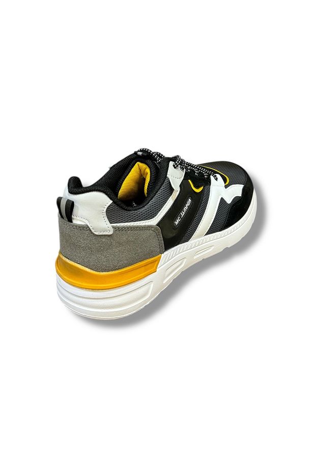 Mc Jamper 2222-M Erkek Deri-Süet-File Çok Rahat Günlük Spor Sneaker Ayakkabı - 3