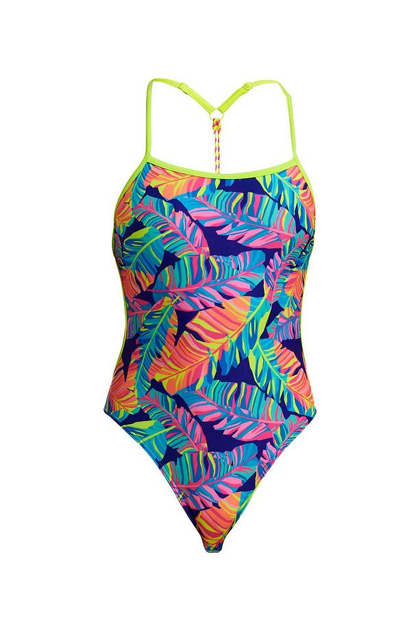 Funkita TW Leaving Today Kadın Açık Sırtlı Yüzücü Mayosu – Tek Askılı Antrenman Modeli - 1