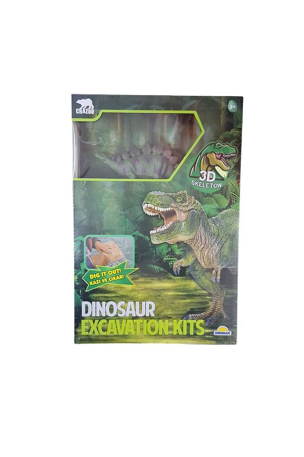 Seçtim Aldım Crazoo Kazı Seti 504b 3d Dinozor Excavation Kiti Dinozor Iskeleti Ve 1 Dinozor 3 - 1