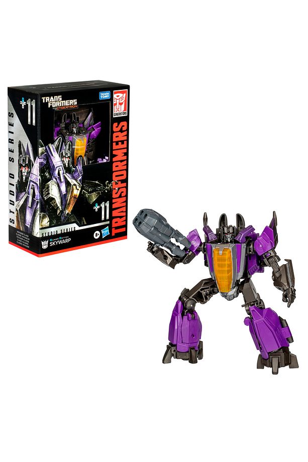 Hasbro Transformers Studio Series Voyager Class Skywarp (War for Cybertron) Aksiyon Figürü - 1