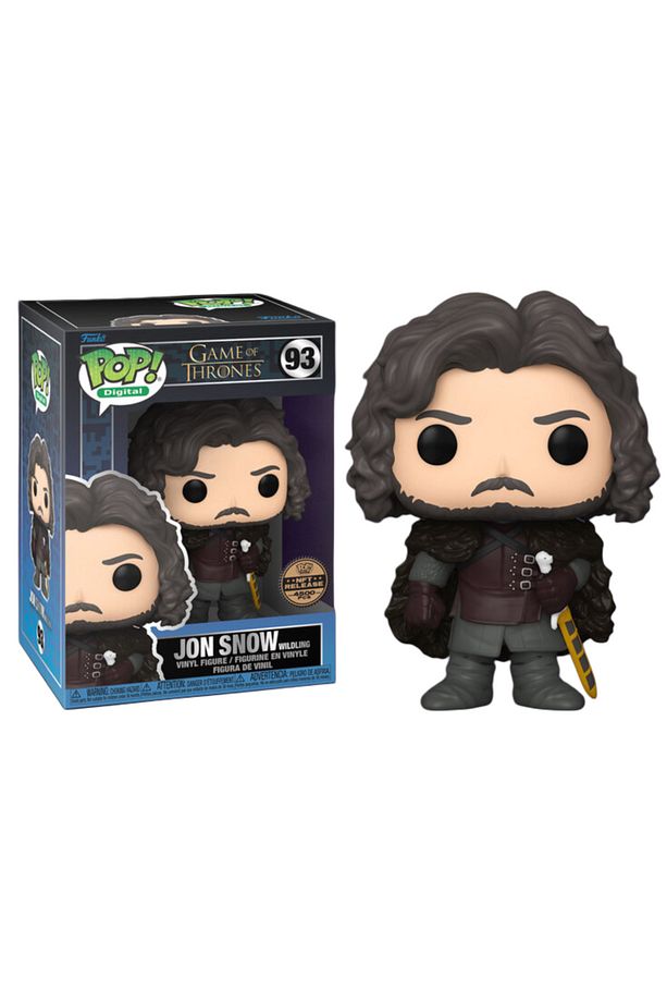 Pop Digital Game Of Thrones Jon Snow Wildling 4500pcs Limited NFT Figure #93 - 1