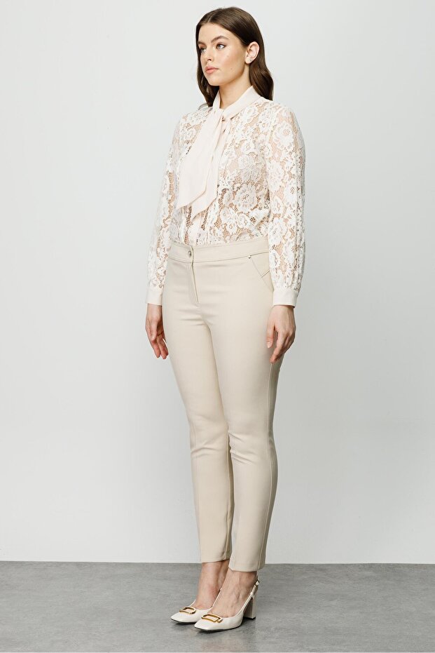 3517 GİLDA YAN CEP DAR PAÇA PANTOLON - 3