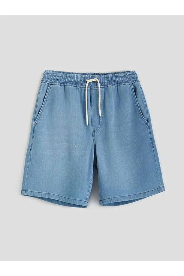 LCW Jeans Indigo Rahat Kalıp Erkek Jean Şort - 3