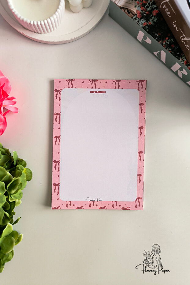 Kurdele Notepad A5 - Memopad, Bloknot, Defter, Not Kağıdı,okul Defteri - 3