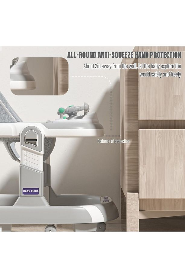 SKY-TOUCH 4'ü 1 arada Katlanabilir Bebek Yürüteci - 2