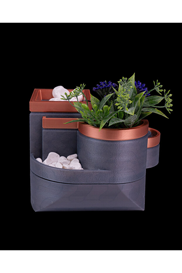 MODERN ÇİÇEKLİ MASAÜSTÜ ŞELALE - 4