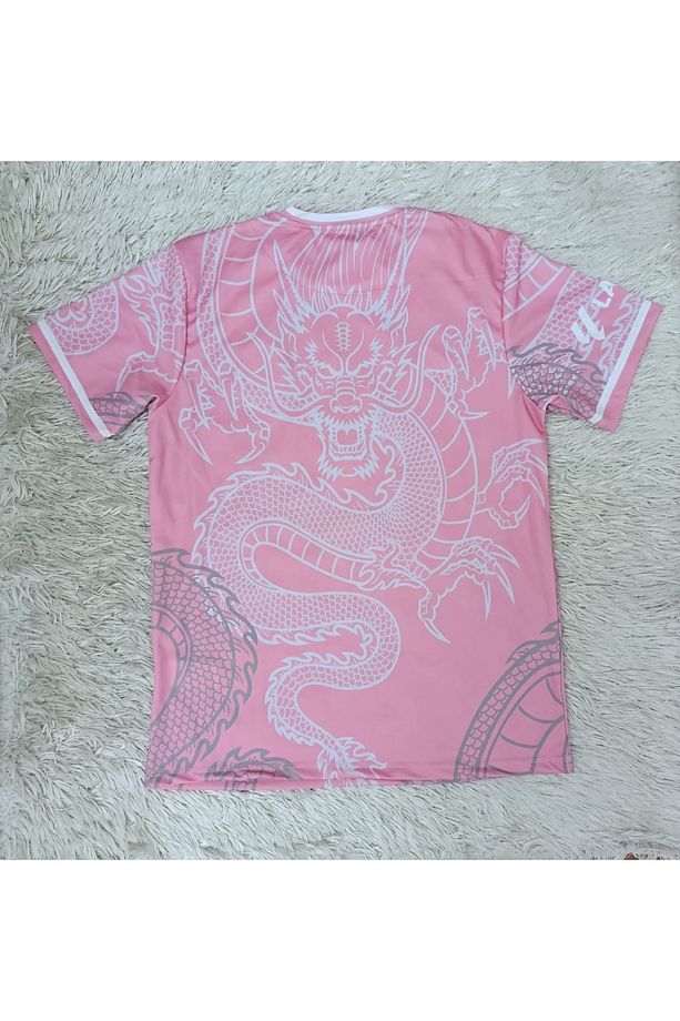 R.e.a.l. M.a.d.r.i.d Dragon Desenli Özel Konsept Yetişkin Forması (pembe) - 2