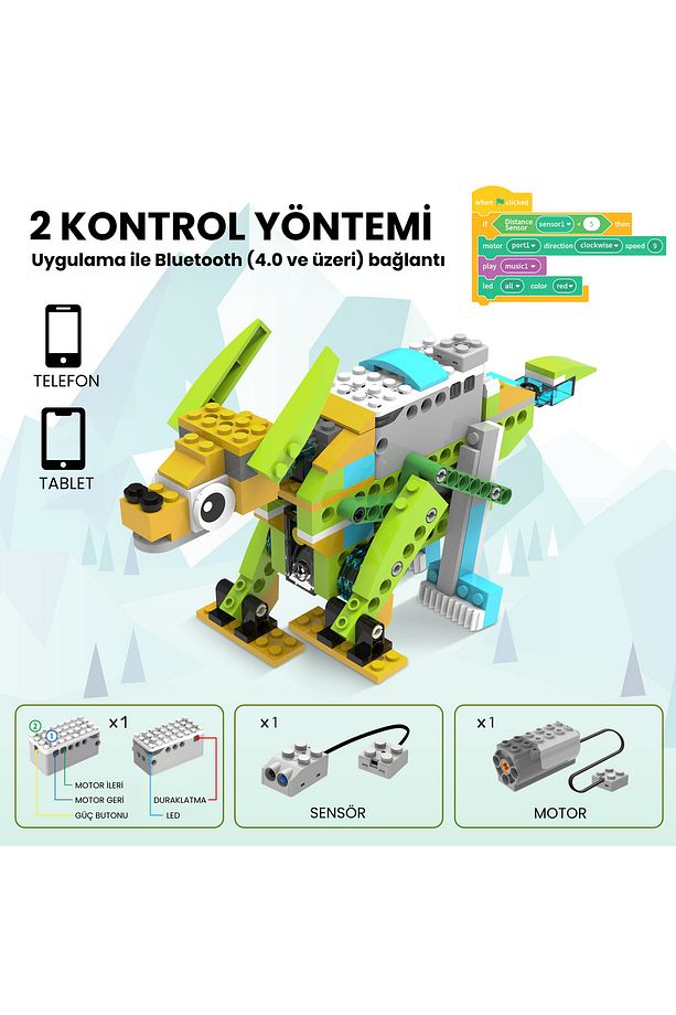 Robot Master Standard 370 Parça 100+ Model Robot Kodlama Seti 6+ Yaş - 4
