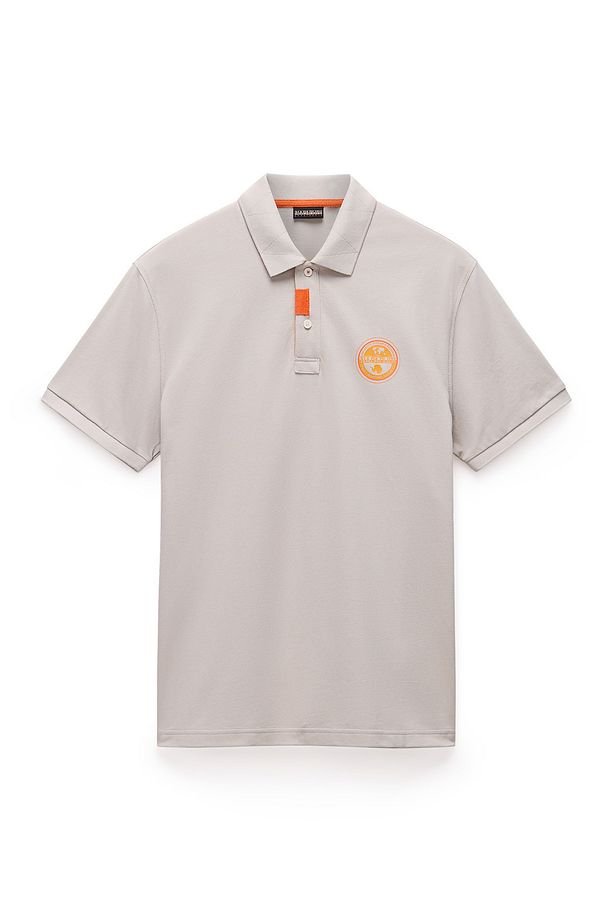 NP0A4ID3N1P1-E-CLANIS SS Gri Relaxed Erkek T-Shirt - 5