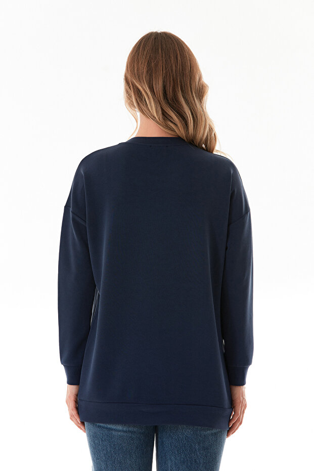 Basic Bisiklet Yaka Modal Tunik - 6