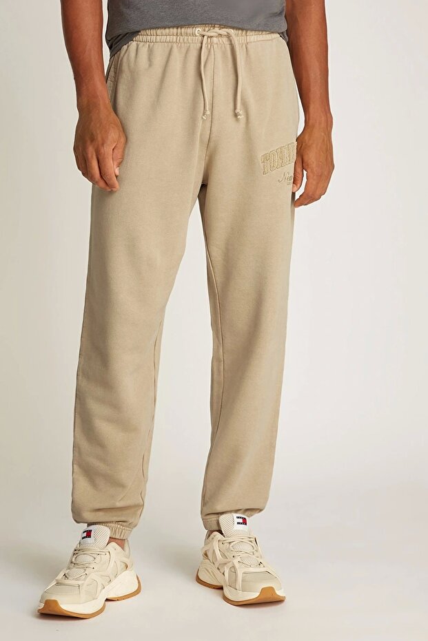 TJM RLX VINTAGE VARSITY JOGGER Erkek BEJ Eşofman Altı DM0DM20279ACT - 2
