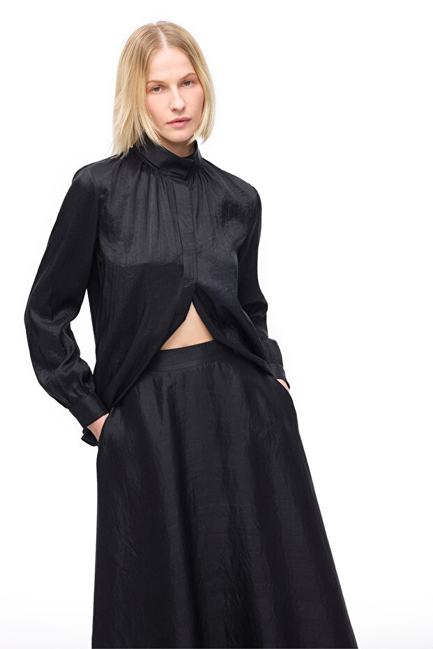 Siyah Eddys Regular Fit Bluz - 2