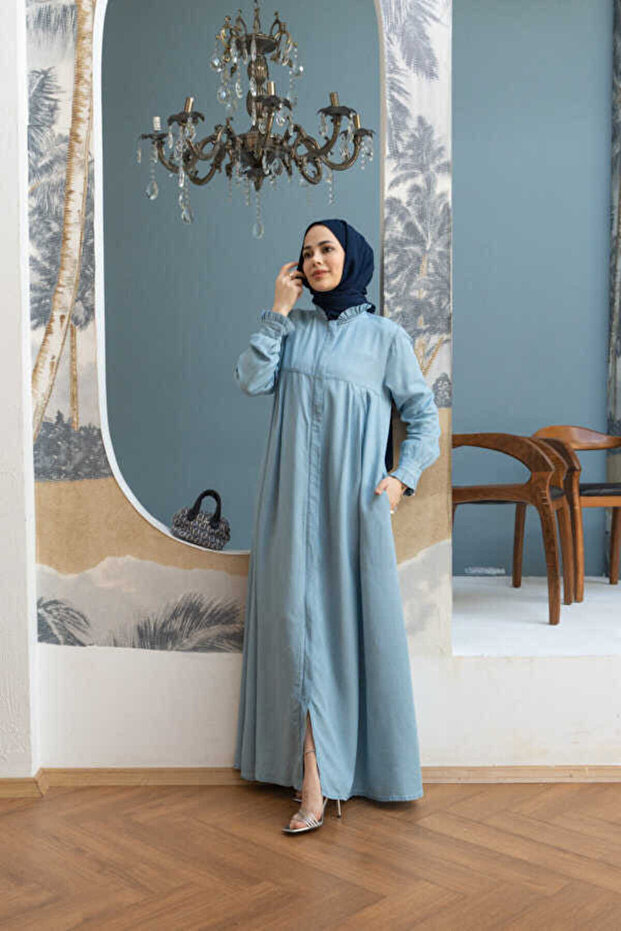 6638- Ferace Mavi - 3