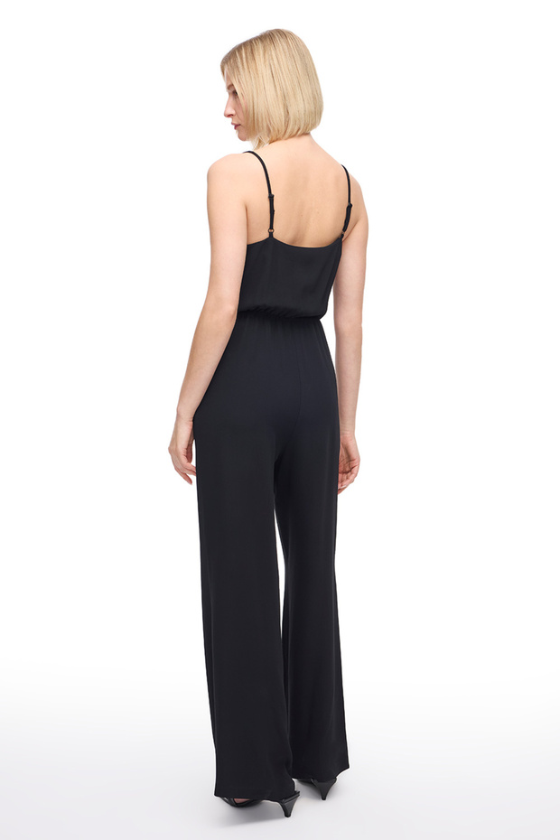 Siyah Echos Regular Fit Uzun Boy Tulum - 5