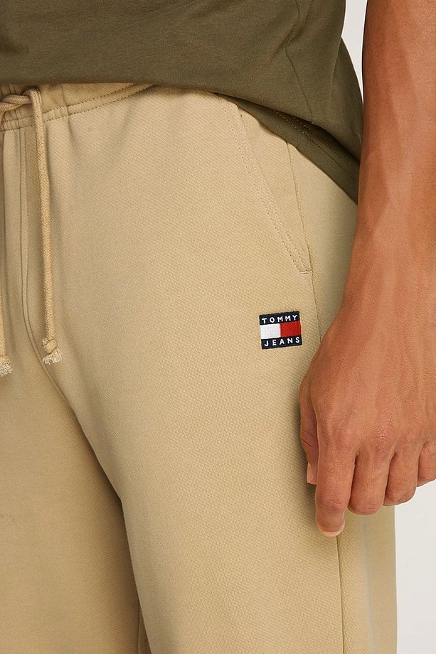 Tommy Jeans Tjm Reg Badge Sweatpant Erkek Bej Eşofman Altı Dm0dm20276act - 4