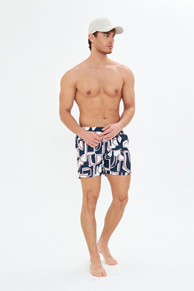 Erkek Deniz Şortu Çeşme - 6