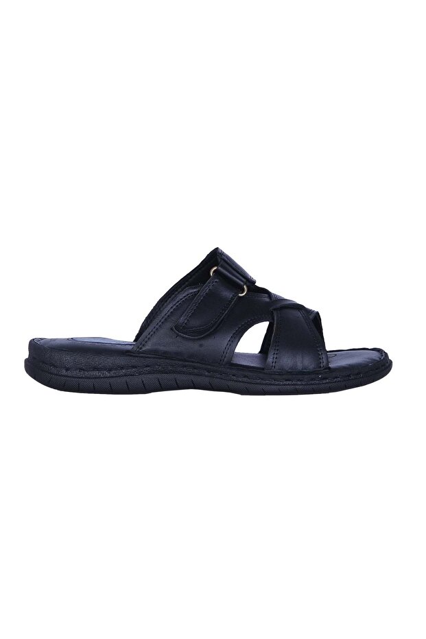 Fashion Shoes 01 Black Men's Slippers Shoes