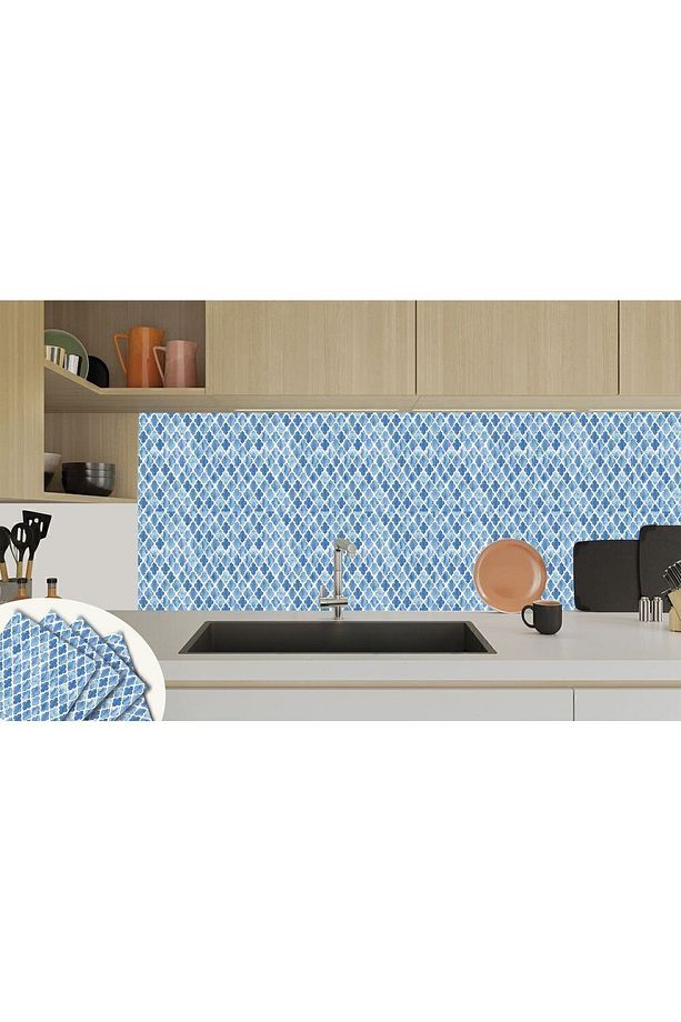 Kendinden Yapışkanlı Pop Serenity Desenli Pvc Karo 30x30 Cm (33 Adet) 3m2 - 5