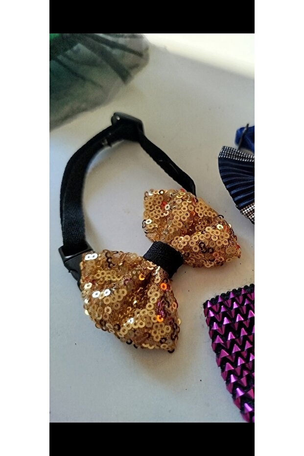 CAT DOG OUTFIT BOW TIE LEASH
