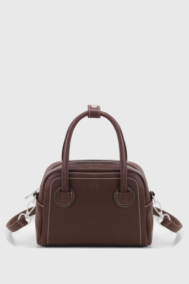 Brown Vintage Versatile Pu Leather Crossbody Bag 275