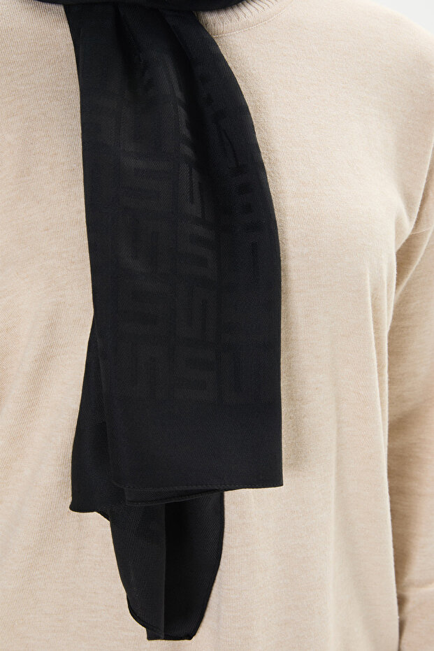 Dört S Logolu Yün Şal - 4