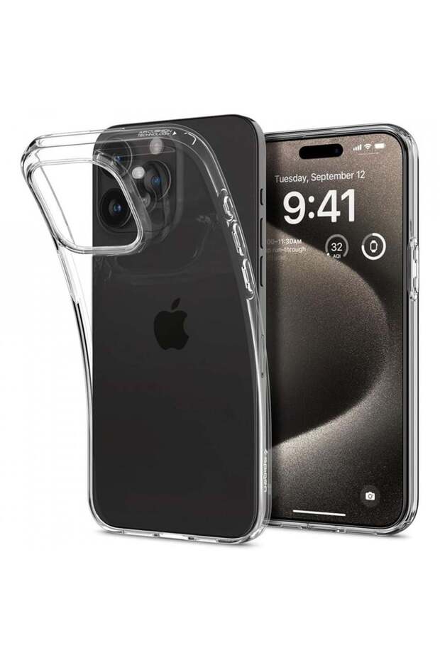 Case for iPhone 15 Pro Max, Liquid Crystal - Clear