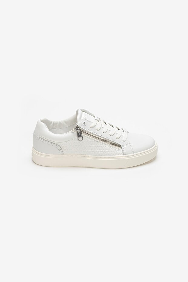 Low Top Lace up W/ Zip Mono
