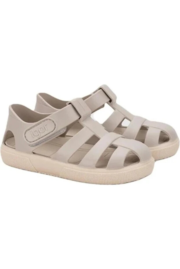 صندل فيلكرو للأطفال من BAY S10340 SAND