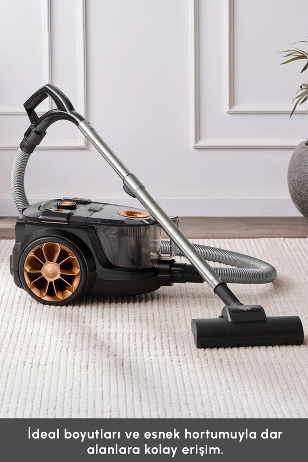 Vantuz High Force F2 2 Lt Hazneli Matte Black Copper Süpürge 899 W - 4
