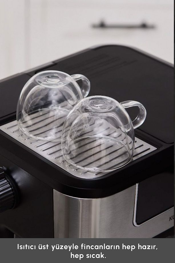 Coffee Art 2 in 1 Espresso ve Filtre Kahve Makinesi 1,5 L 1800 W - 8