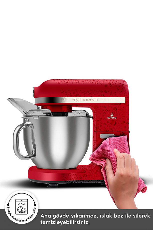 Mastermaid Chef Pro Çift Kollu Stand Mikser Imperial Red 1750 W - 5