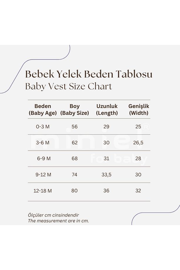 Kız Bebek Sevimli Ayıcık Nakışlı Organik Pamuklu 3-6-9 Ay 3Lü Kapitone Bebek Yelek Set - 6