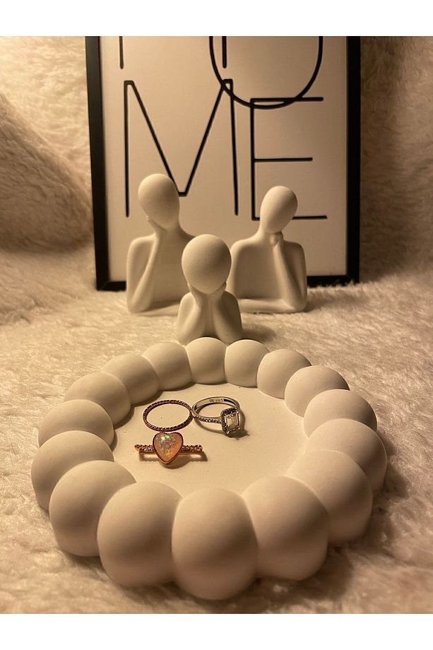 Aile Sevgili Obje Biblo & Bubble Organizer Takı Tabağı - 2
