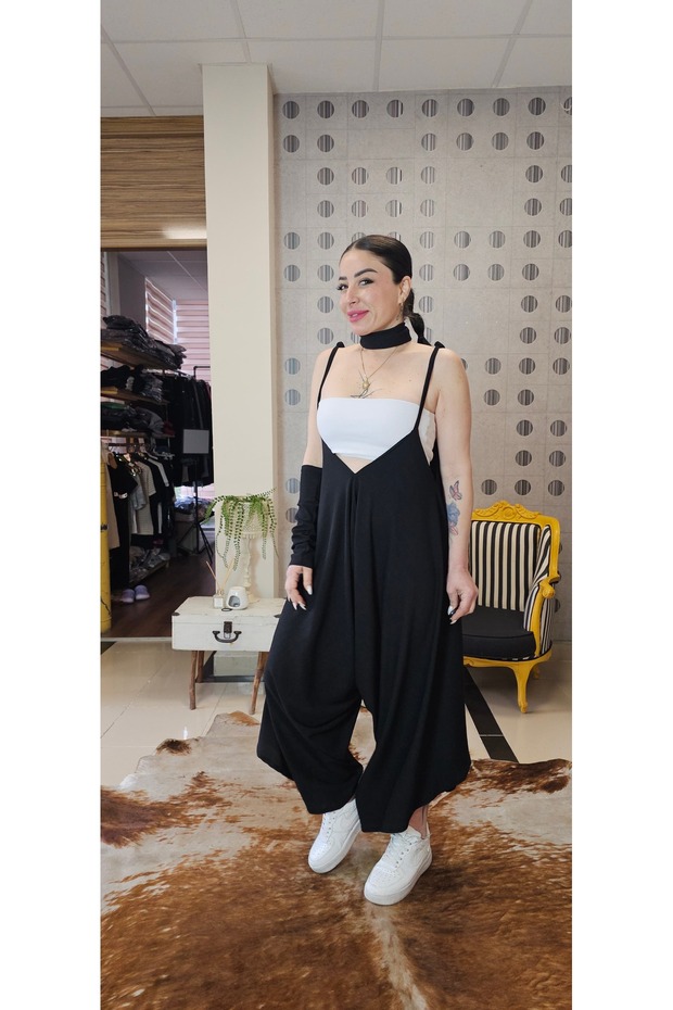 Şalvar tulum siyah - 2