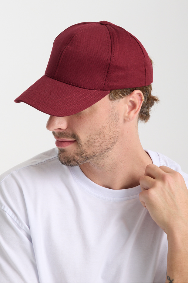 قبعة بيسبول أساسية قابلة للتعديل مع شريط فيلكرو في الخلف - 2