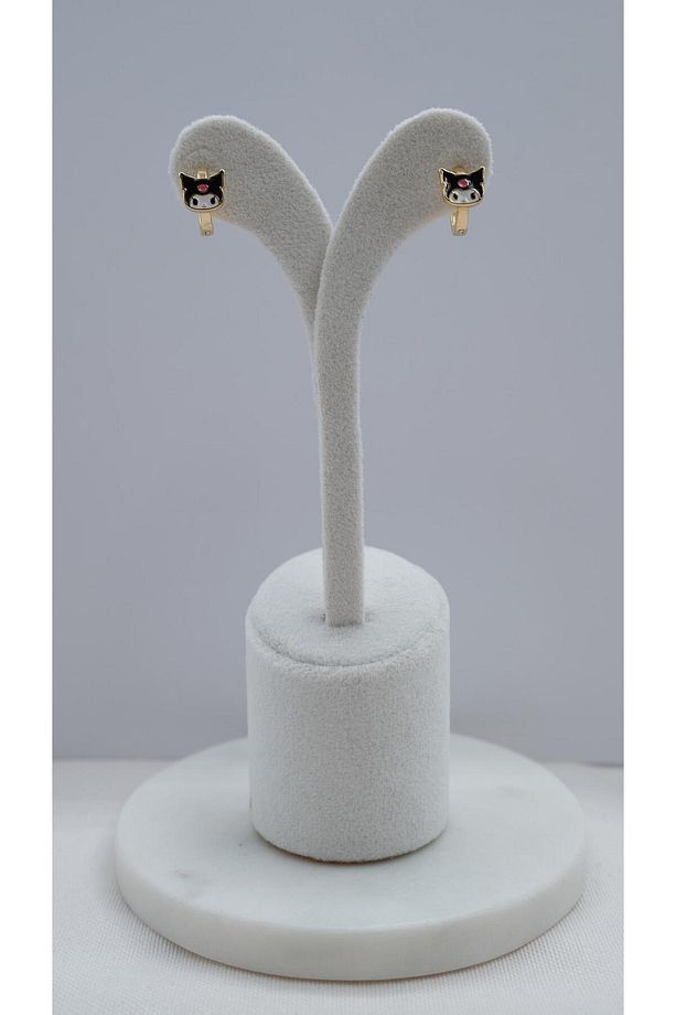 Gold Kuromi Figür Kız Çocuk Küpe - 1