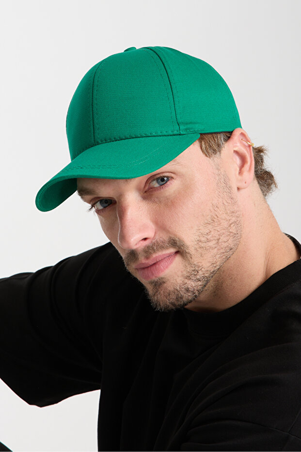 Basic Adjustable Baseball Cap with Velcro Back - 6