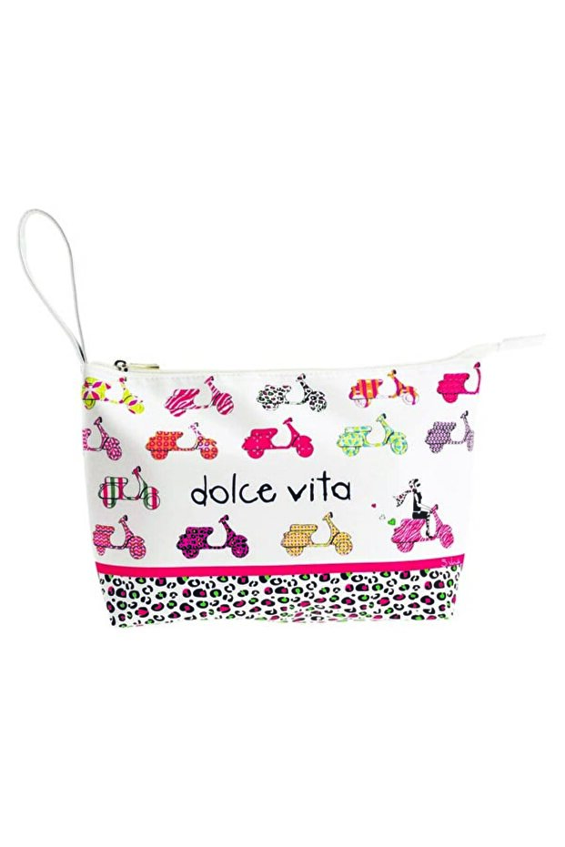 حقيبة مستحضرات تجميل مبتسمة - 1