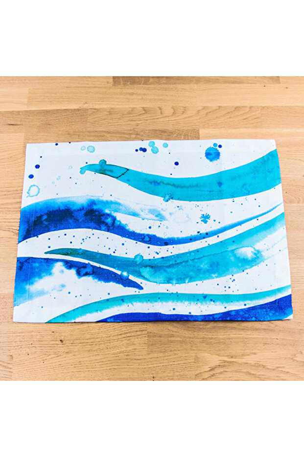 طقم خدمة أمريكي مكون من قطعتين بنمط موجة - 2