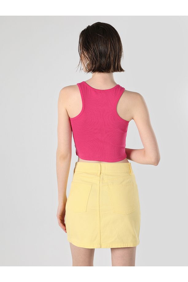 Regular Fit Kadın Pembe Atlet - 2